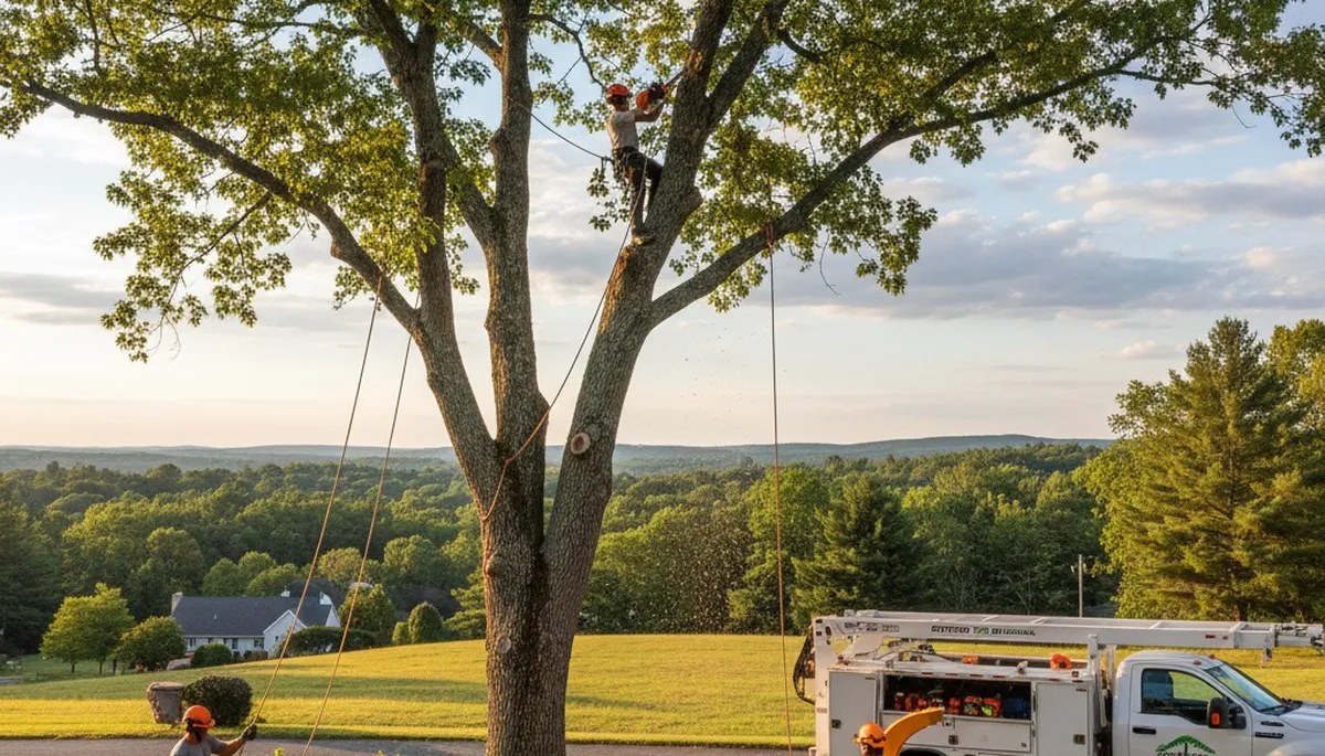 Professional tree removal service in Worcester MA by expert arborists at Tree Trimming Worcester