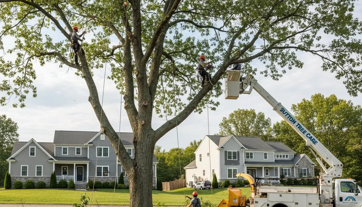Professional tree removal service in Worcester MA by certified arborists